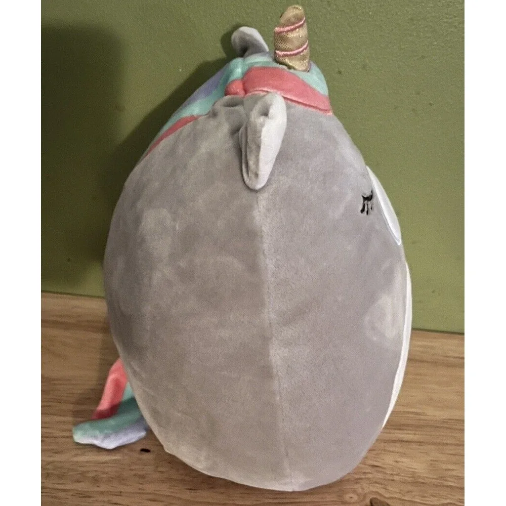 Original Squishmallow, Teresa The Grey Unicorn,‎ 9in, Plush, No Tag